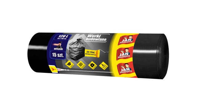Worki budowlane Jan Niezbędny 120l 15 sztuk
