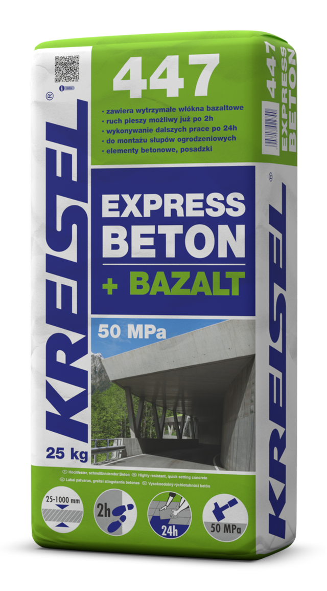 Zaprawa betonowa Express Beton B50 Kreisel 447 25 kg, szybkowiążąca