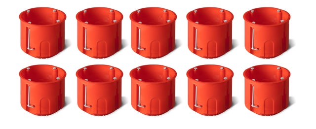 Puszka do płyt gipsowych PK-60 głęboka z wkrętami Ø 60mm 10szt