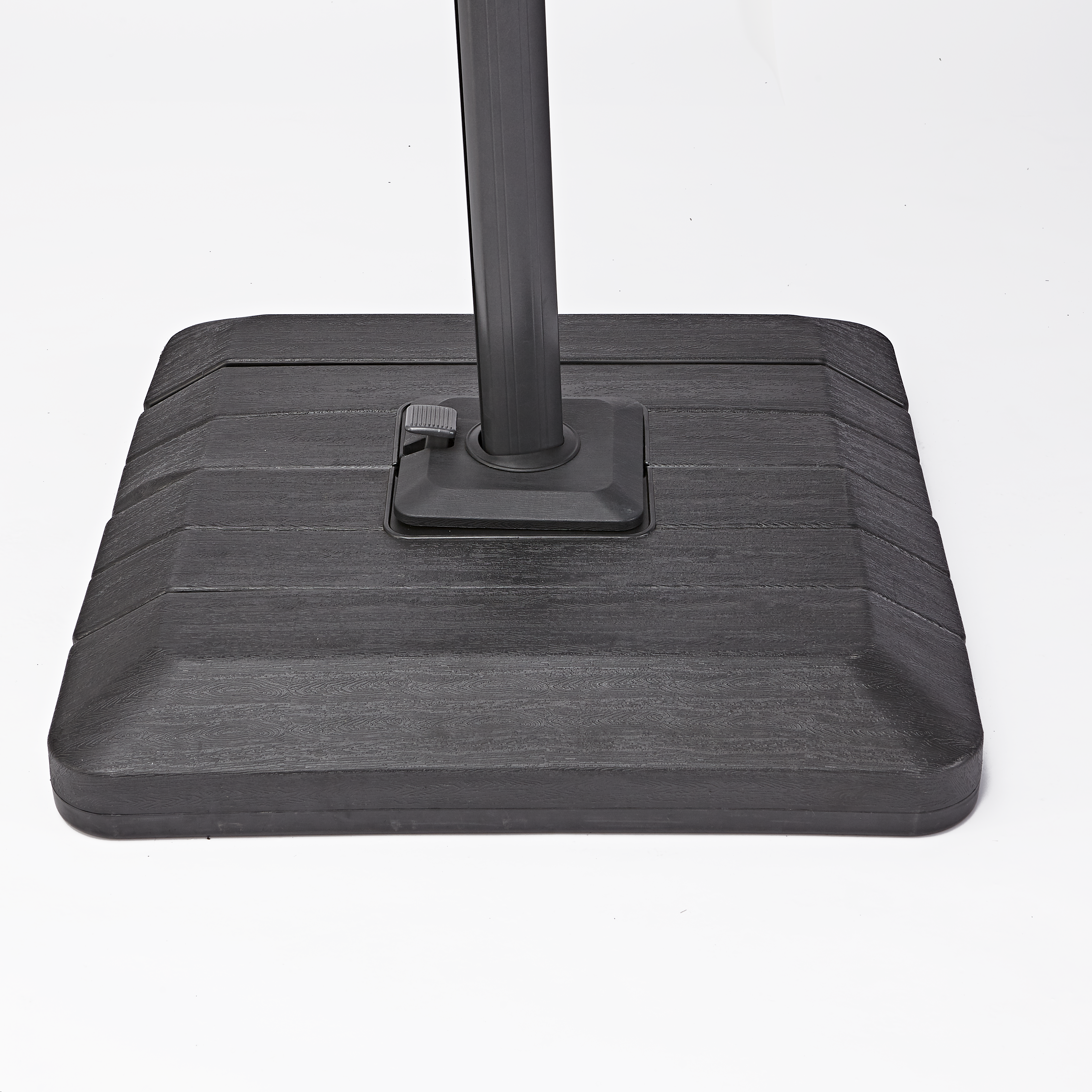 Ombrellone a palo laterale grigio Sonora NATERIAL con telo rettangolare tortora L 282 x P 391 x H 274 cm - 33