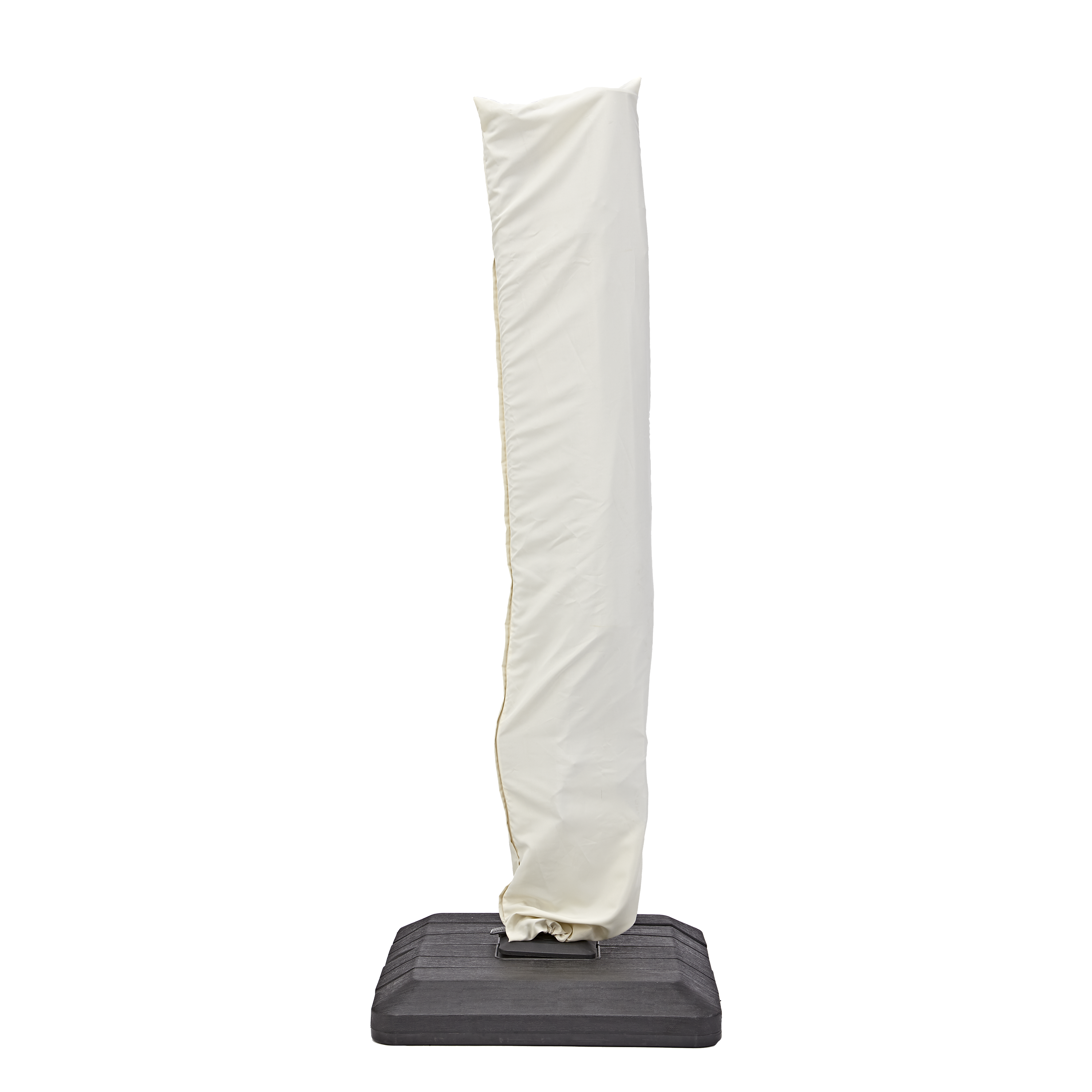 Ombrellone a palo laterale grigio Sonora NATERIAL con telo rettangolare tortora L 282 x P 391 x H 274 cm - 20