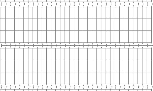 Panel ogrodzeniowy 3D antracyt, 152x250 cm, oczko 75x200 mm, drut 3.2 mm
