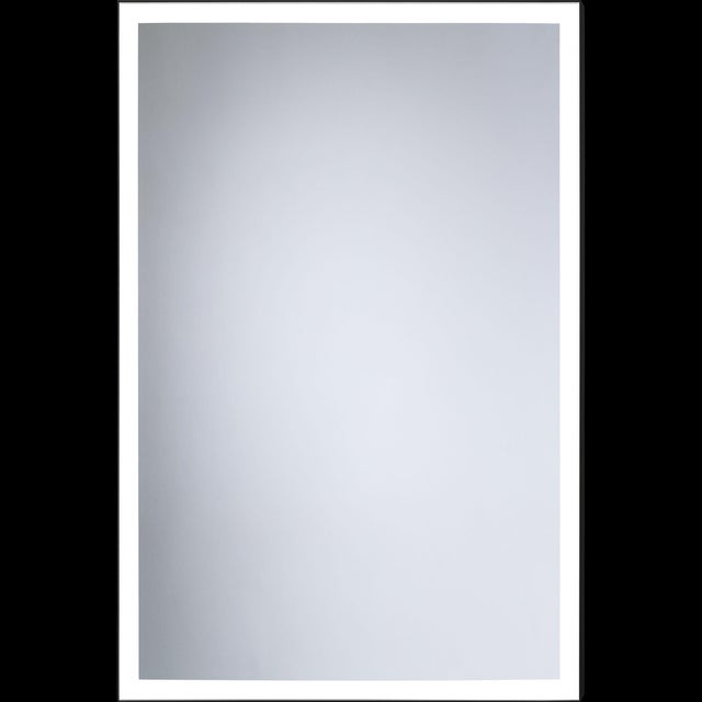 Lustro łazienkowe z oświetleniem Dubiel Vitrum Solid Black 60 x 80 cm