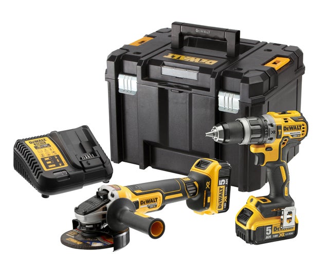 Zestaw elektronarzędzi 18V DCK2080P2T DeWalt / 2 x 5Ah