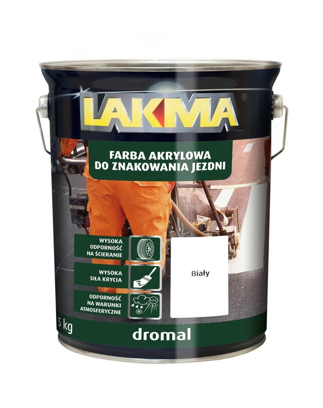 Farba do znakowania Dromal Lakma biały 5kg