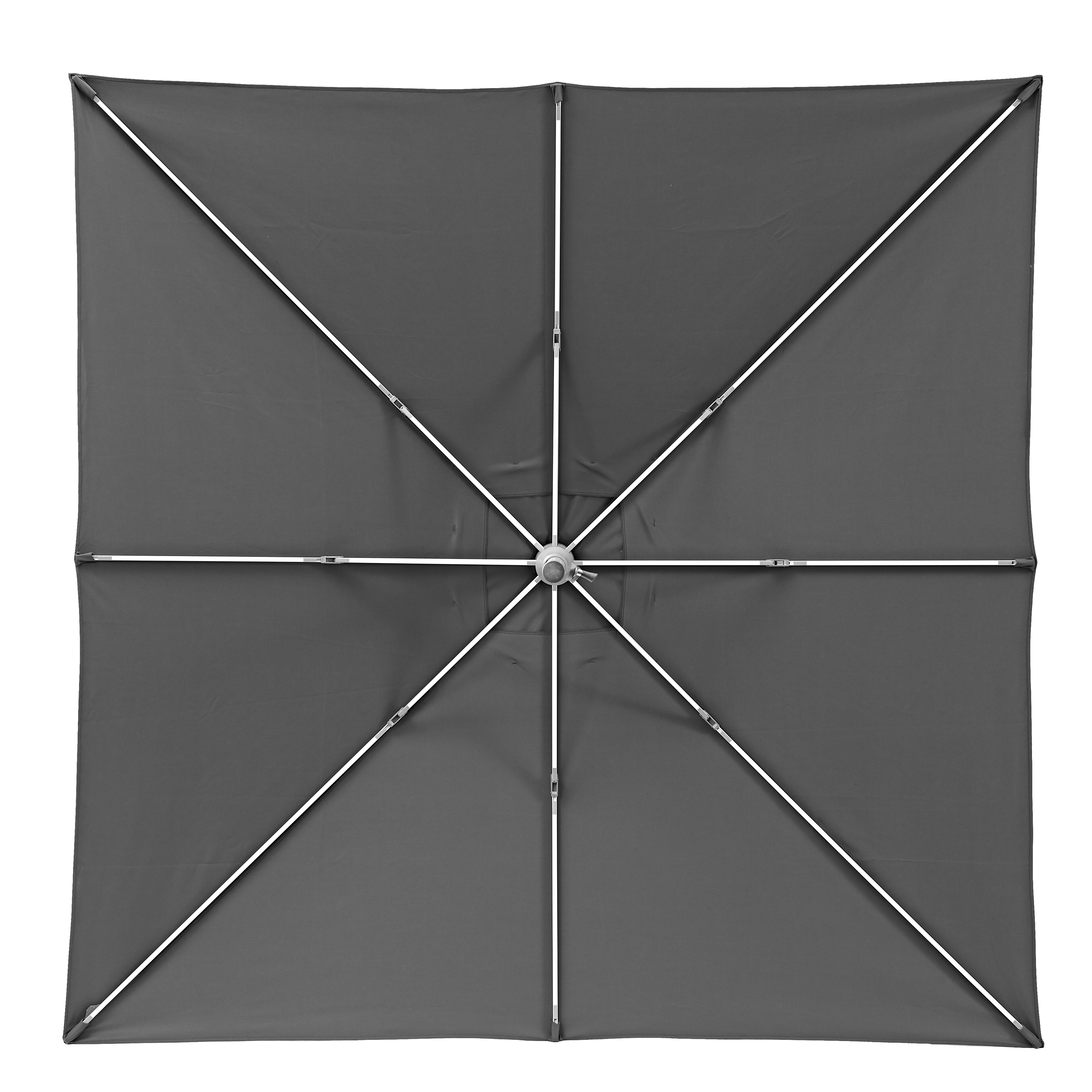 Guarda-sol NATERIAL sonora ii led 290x290cm antracite - 2