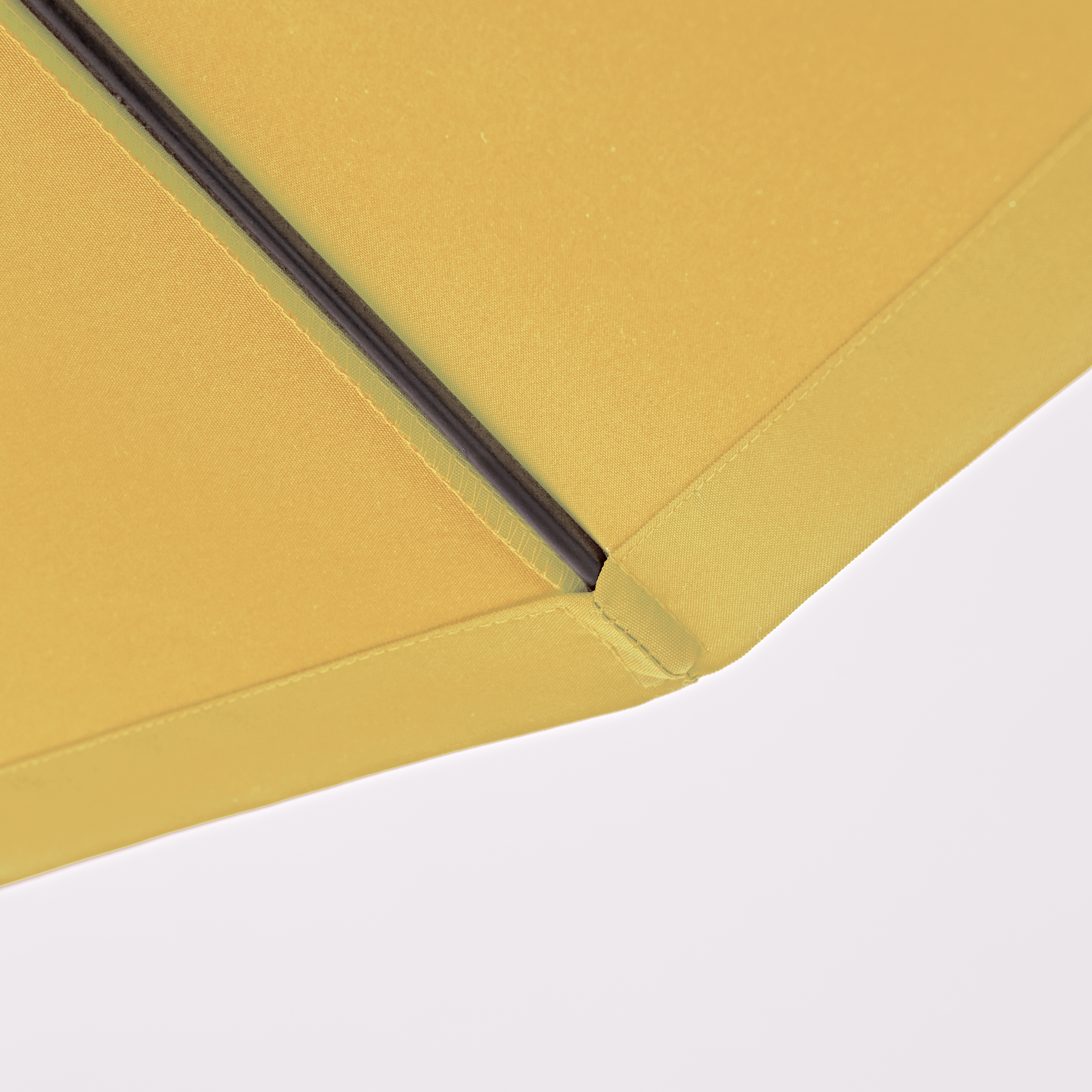 Parasol NATERIAL Sinae jaune rond, L.284 x l.284 cm - 3
