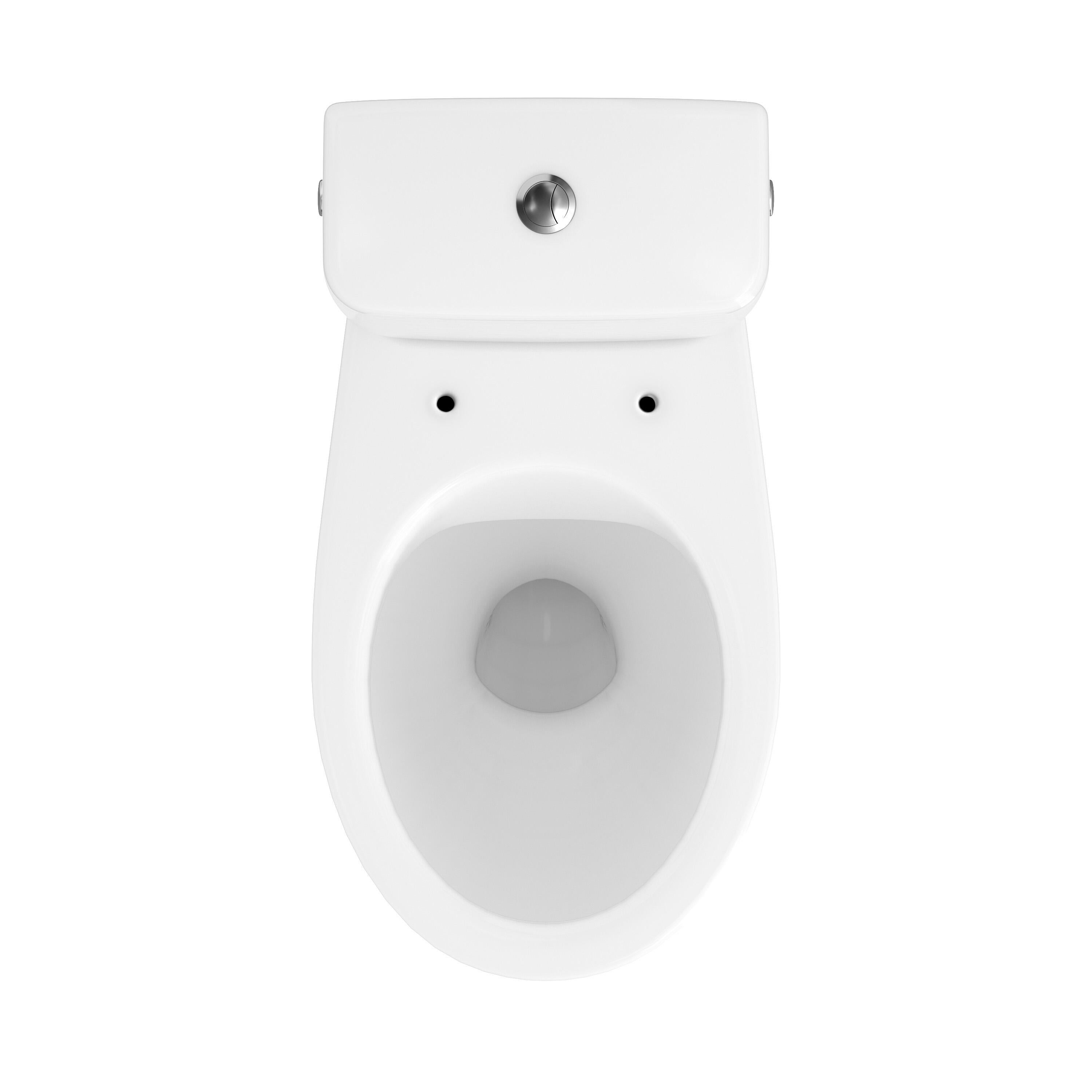 WC kompakt Cersanit Cersania poziom biały - 2