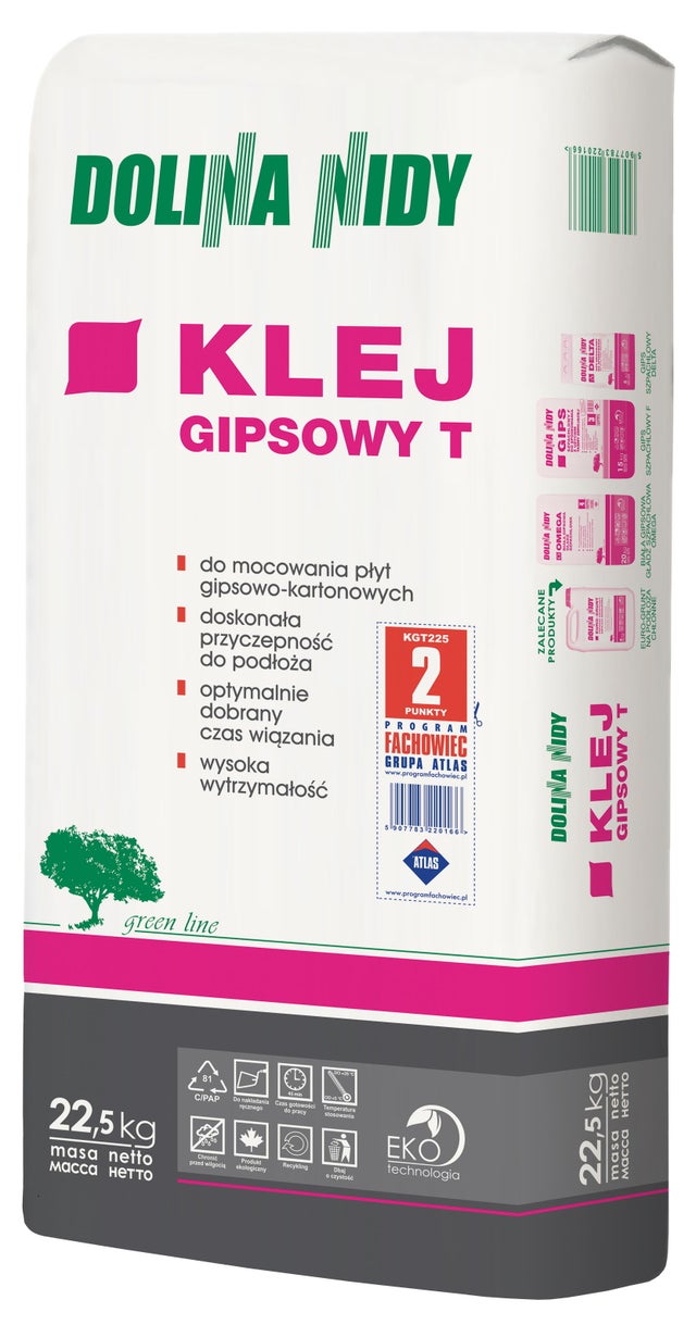 Klej gipsowy T Dolina Nidy 22,5 kg