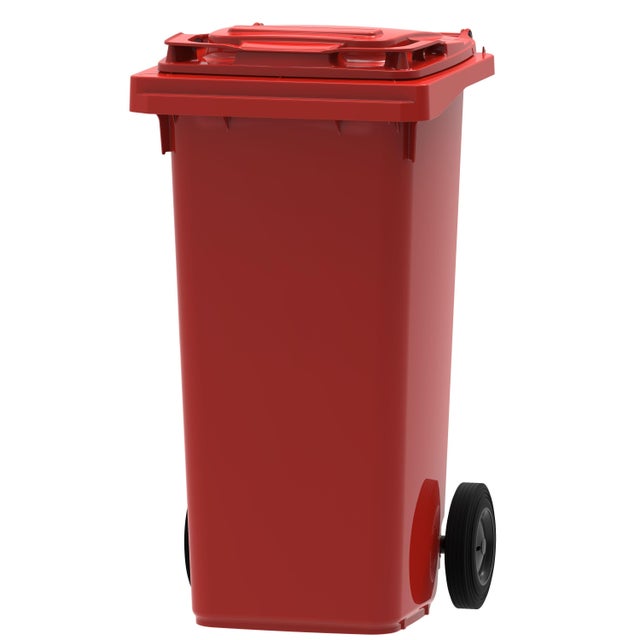 Pojemnik na odpady MGB, poj. 120L, czerwony