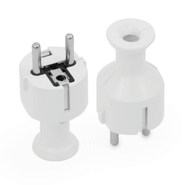 Wtyczka prosta 16A z uziemieniem Uni-Schuko WT-40