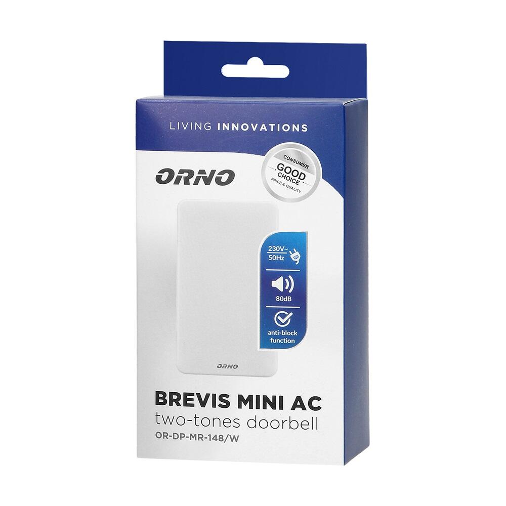 Dzwonek elektromechaniczny dwutonowy BREVIS MINI AC - 2