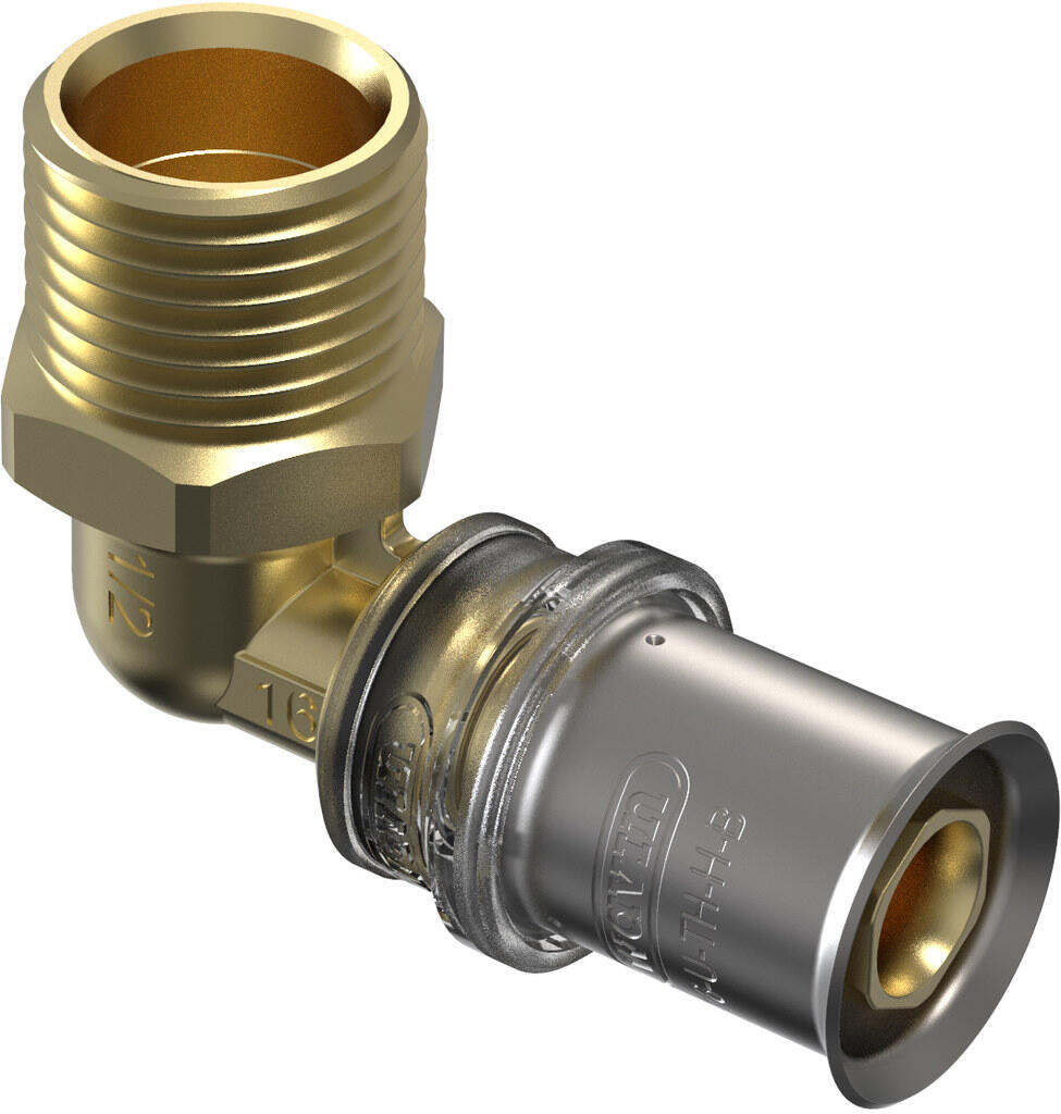 Kolano 90° GZ 16 mm x 1/2" Tigris M5