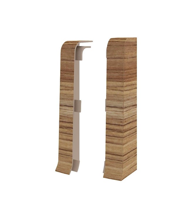 Zaślepka do listwy przypodłogowej Esquero 65x20x10mm dąb op.2szt