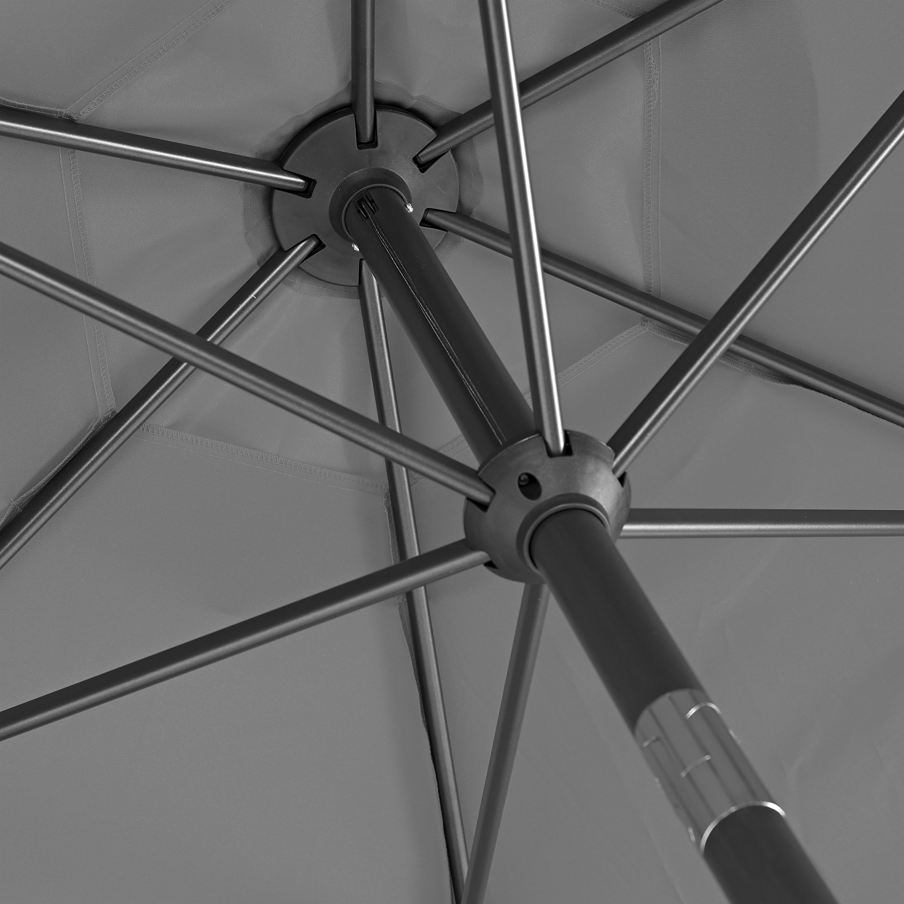 Chapéu de sol NATERIAL AVEA CINZA ESCURO D300CM - 6