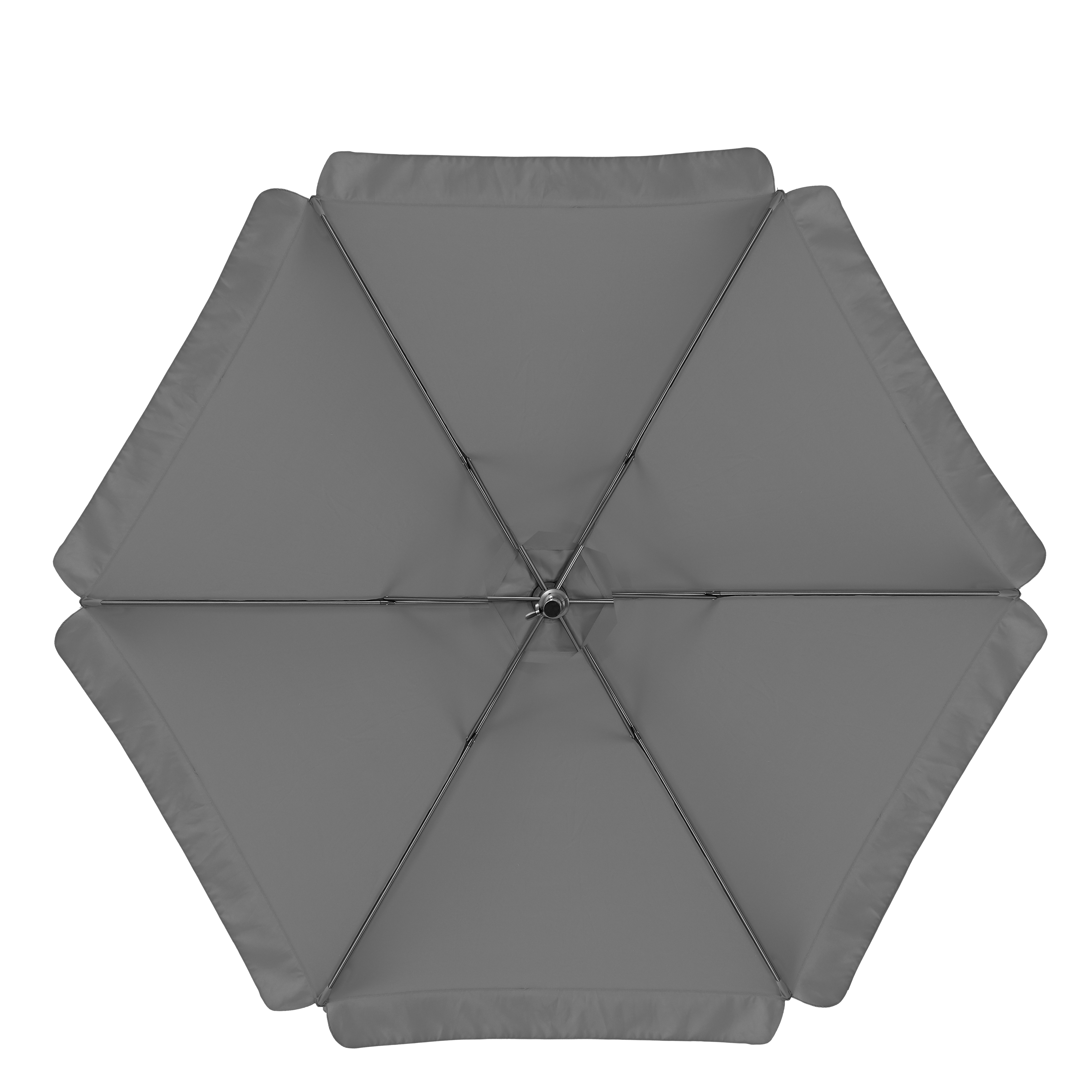 Chapéu de sol NATERIAL AVEA CINZA ESCURO D300CM - 7