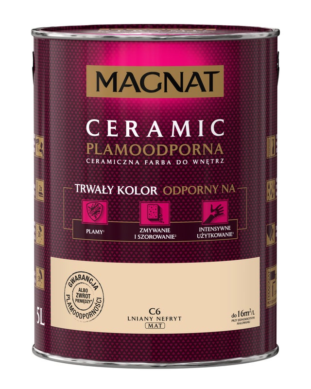 Farba Magnat Ceramic lniany nefryt 5l