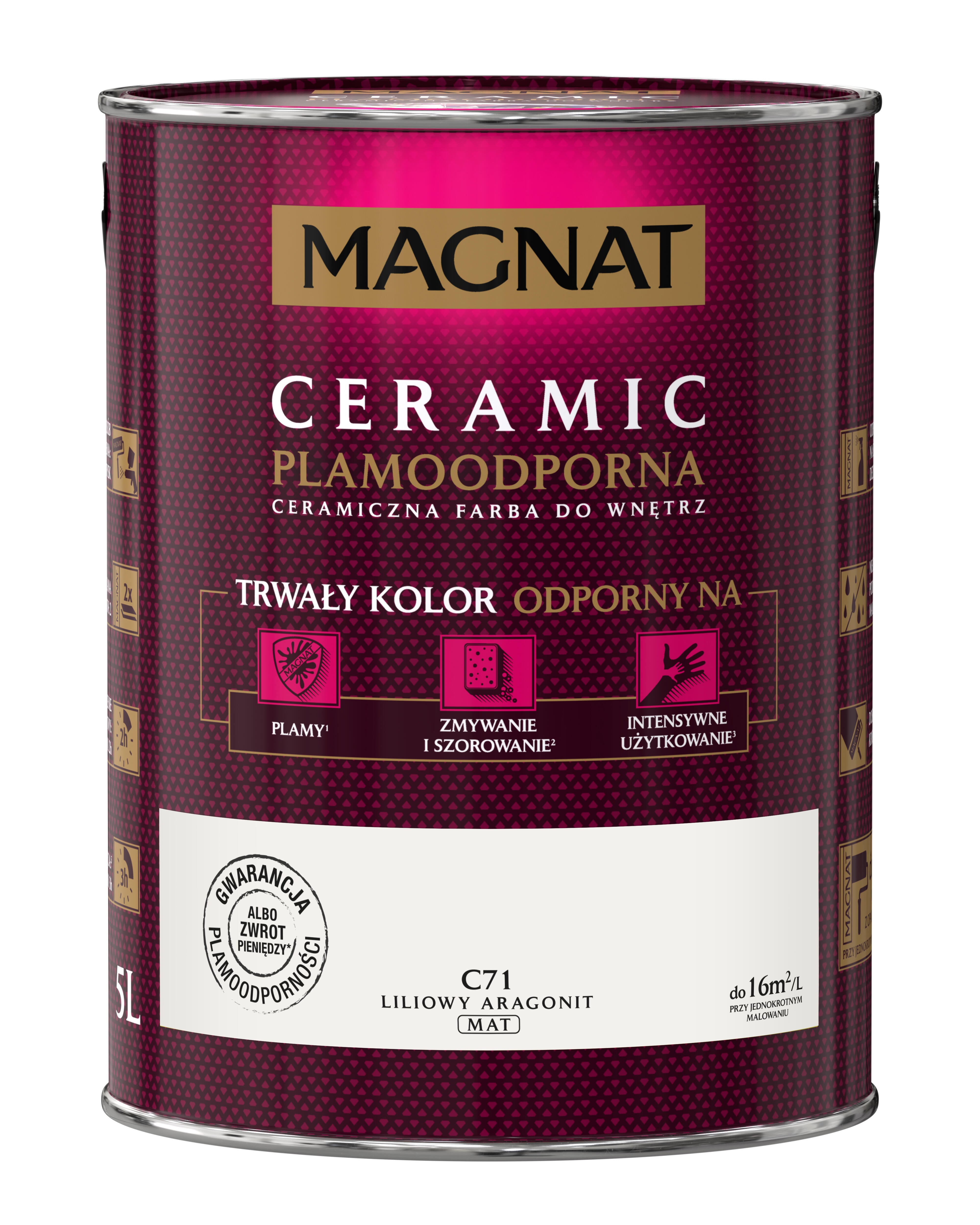Farba Magnat Ceramic liliowy aragonit 5l
