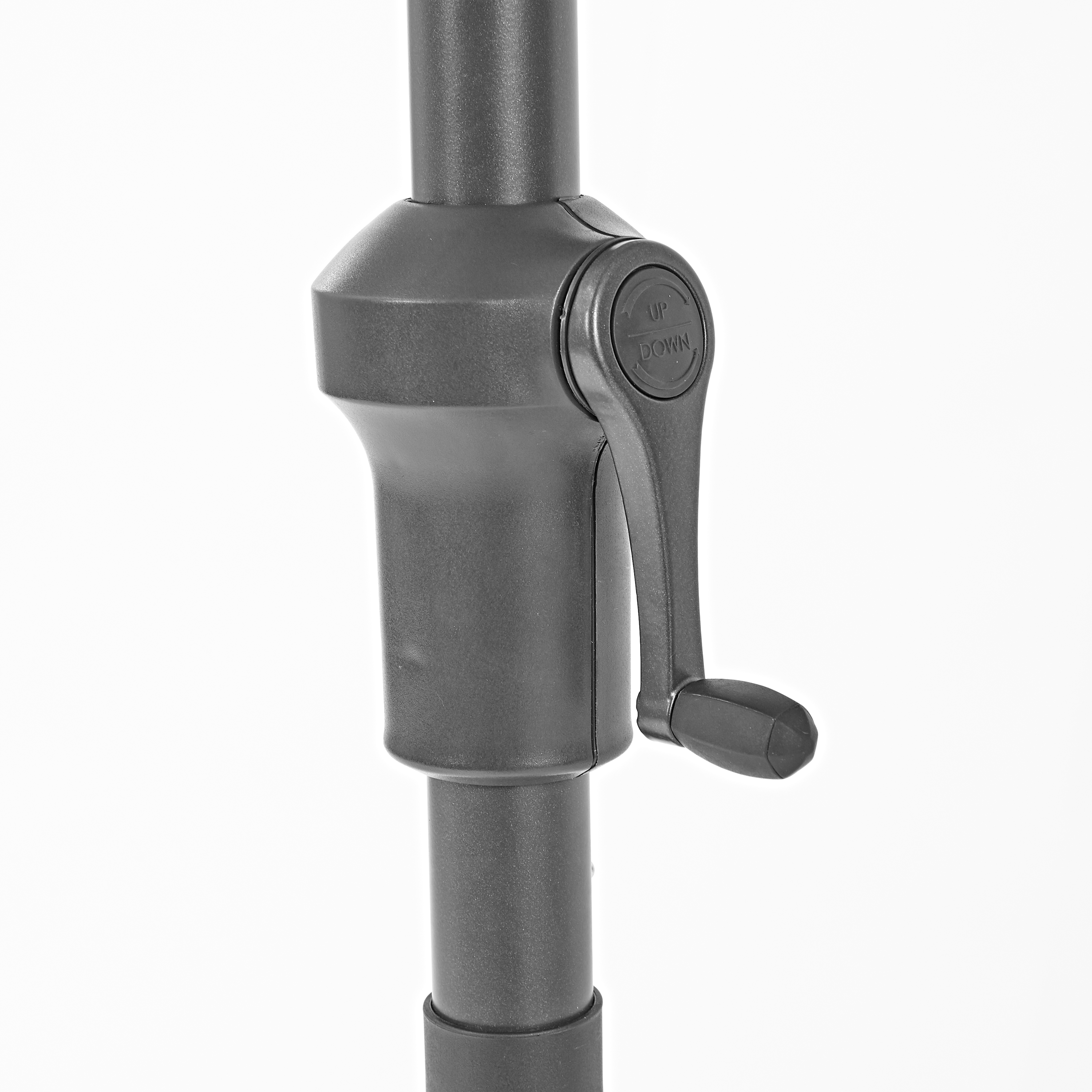 Ombrellone a palo centrale grigio Avea NATERIAL con telo rettangolare bianco L 300 x P 194 x H 255 cm - 9