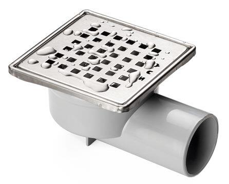 Kratka ściekowa boczna fi 50 mm metalowa