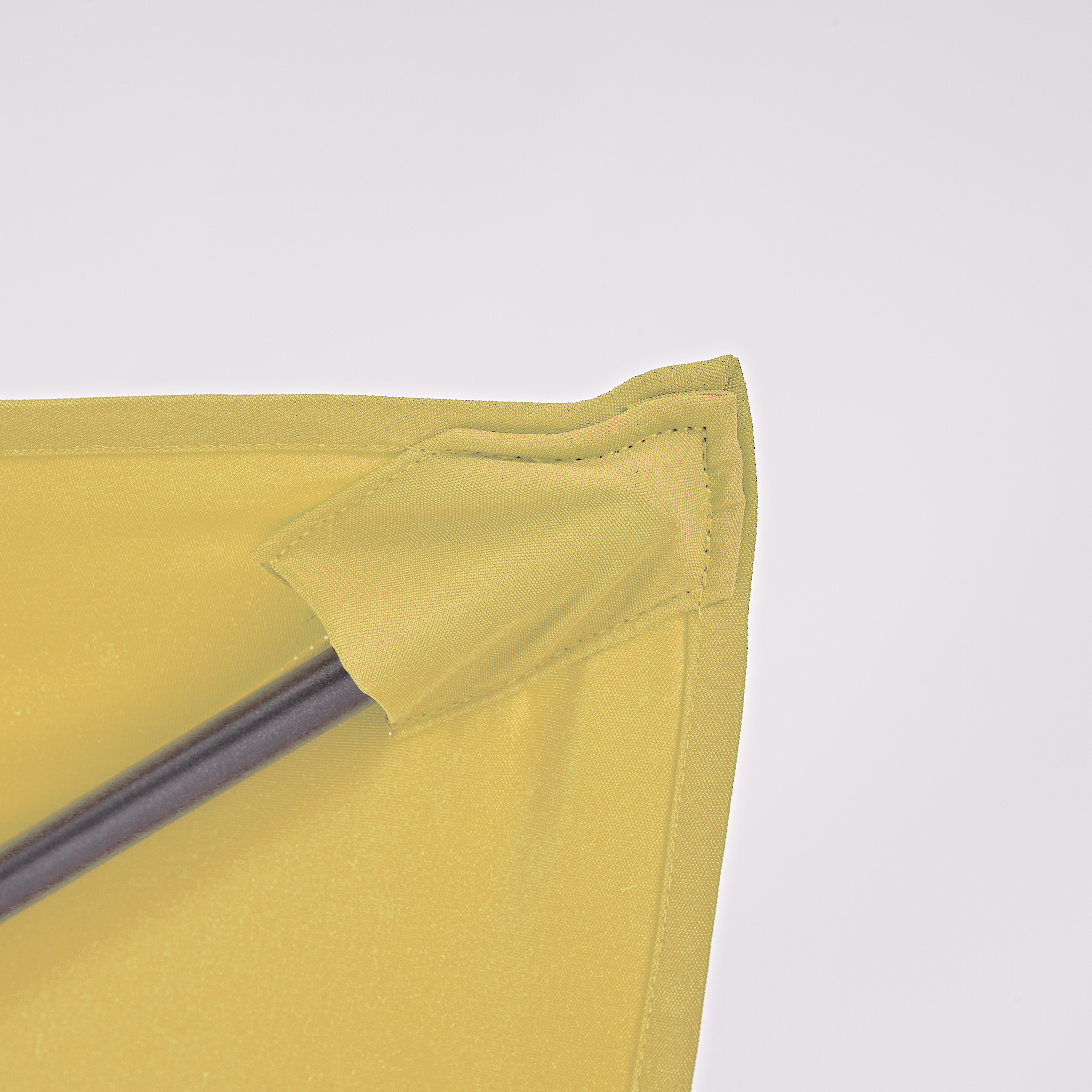 Ombrellone a palo centrale grigio Avea NATERIAL con telo rettangolare giallo L 300 x P 194 x H 255 cm - 9