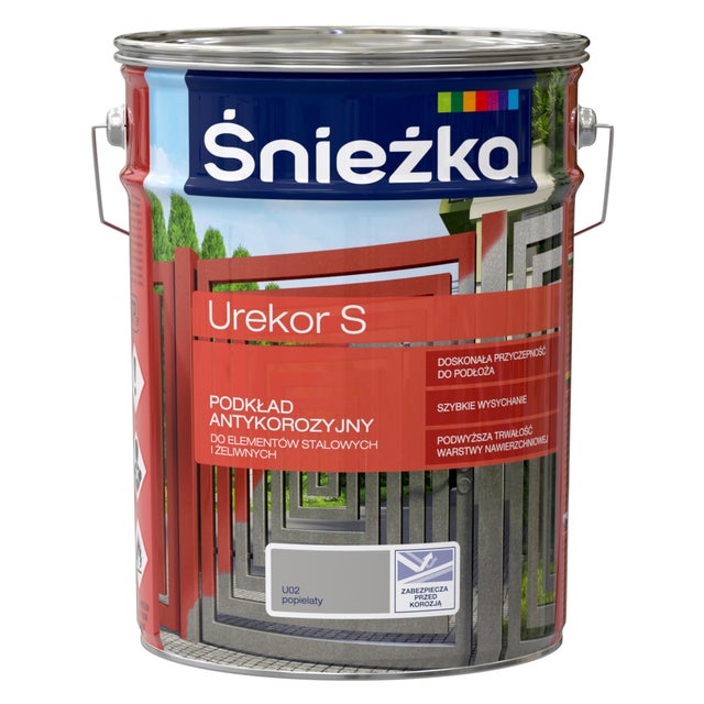 Podkład antykorozyjny Urekor S popielaty 5 l