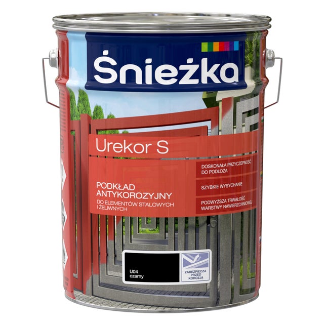 Podkład antykorozyjny Urekor S czarny 5 l