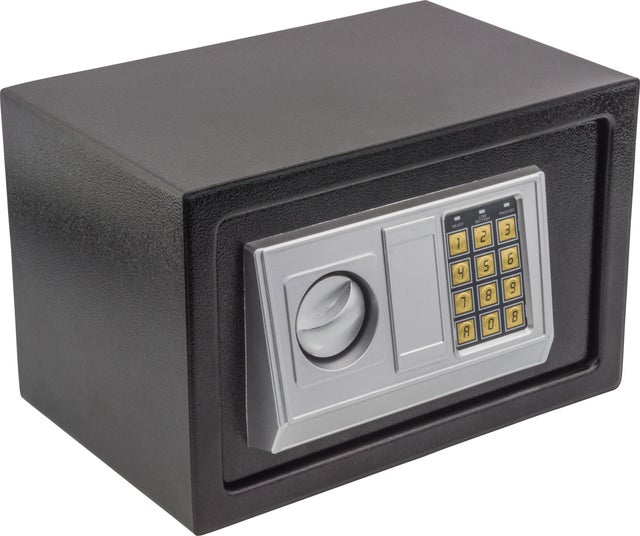 Sejf z zamkiem elektronicznym EDL-20, wym. 31 x 20 x 20 cm, diody LED