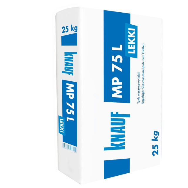 Tynk gipsowy maszynowy lekki Knauf MP75 L 25 kg