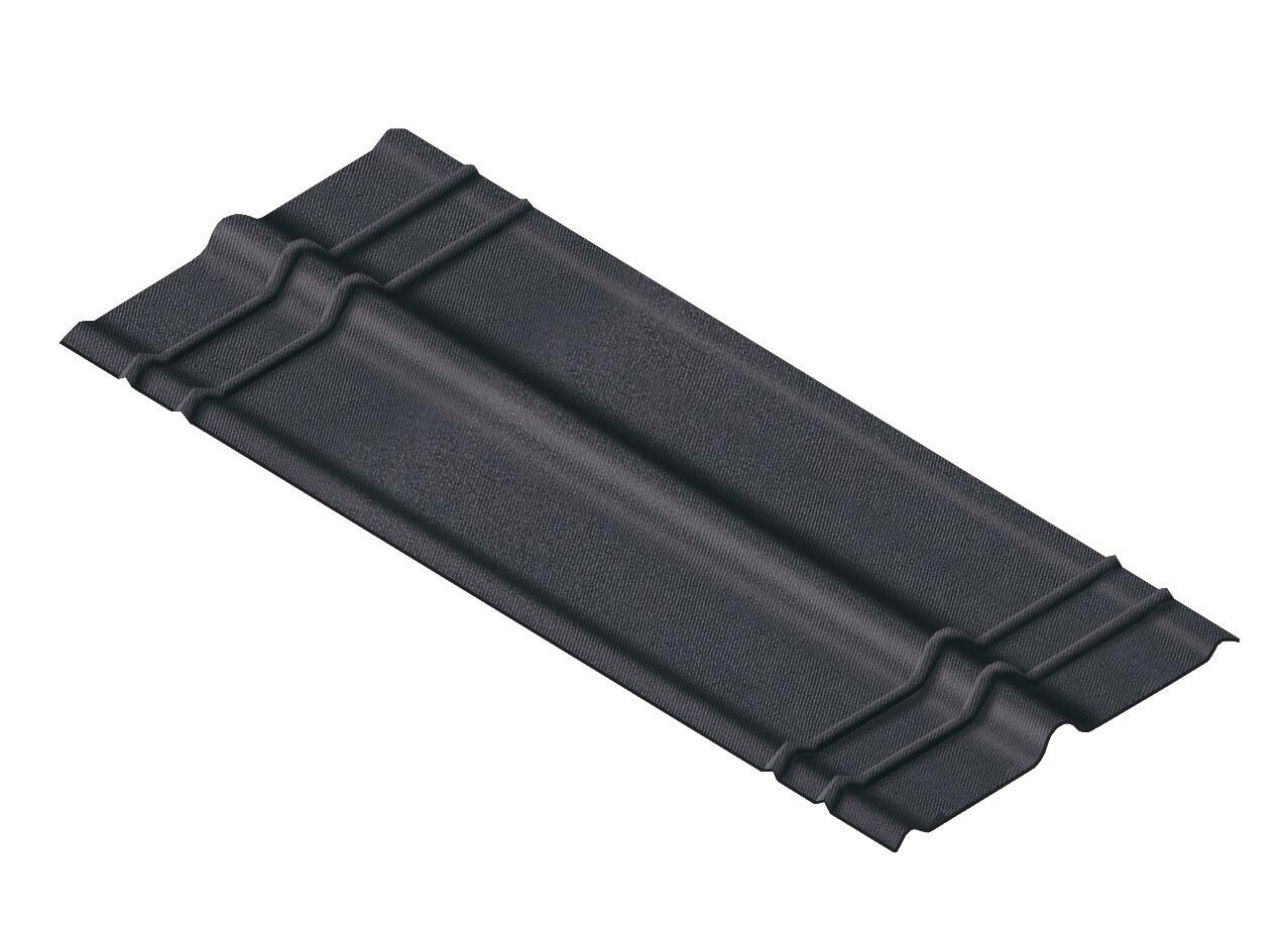 Gąsior kalenicowy Onduline, czarny wym. 1,00x0,48 m, zakład 12 cm, waga 1,2 kg - 2