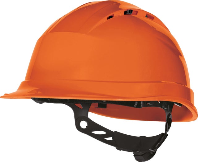 Kask ochronny wentylowany pomarańczowy QUARTZ UP IV Delta Plus