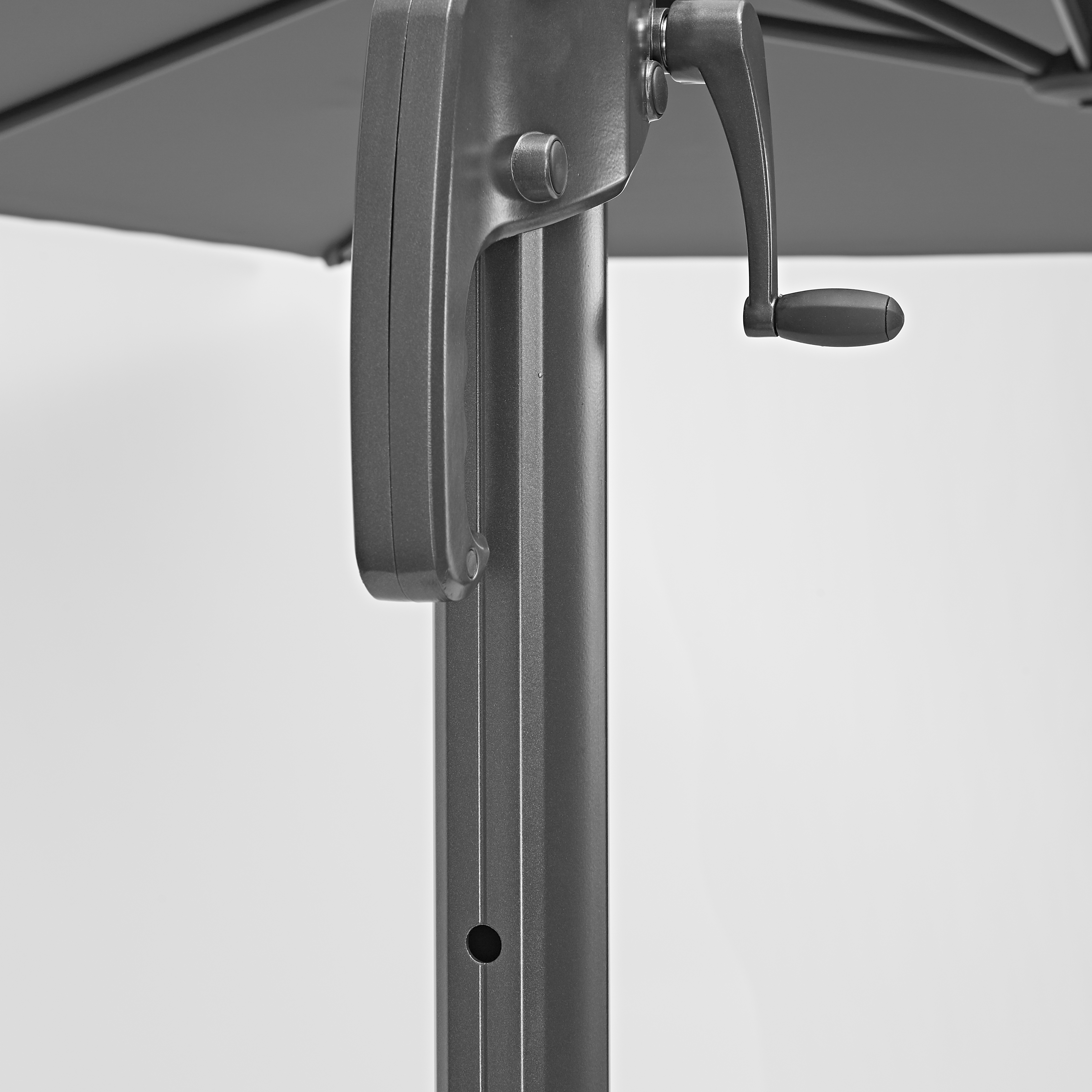 Parasol ogrodowy Aura 290x290x264 cm antracytowy Naterial - 17