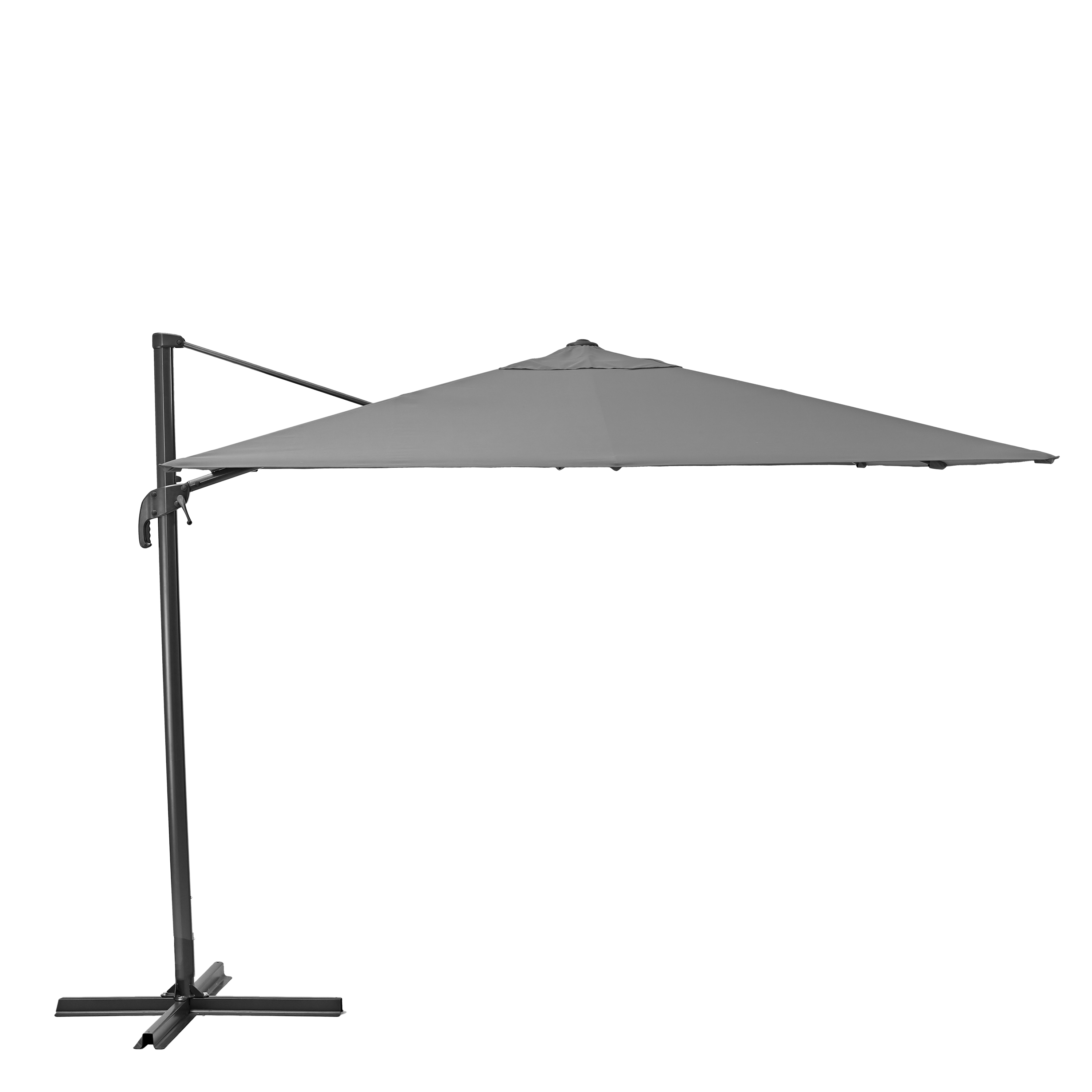 Parasol ogrodowy Aura 290x290x264 cm antracytowy Naterial