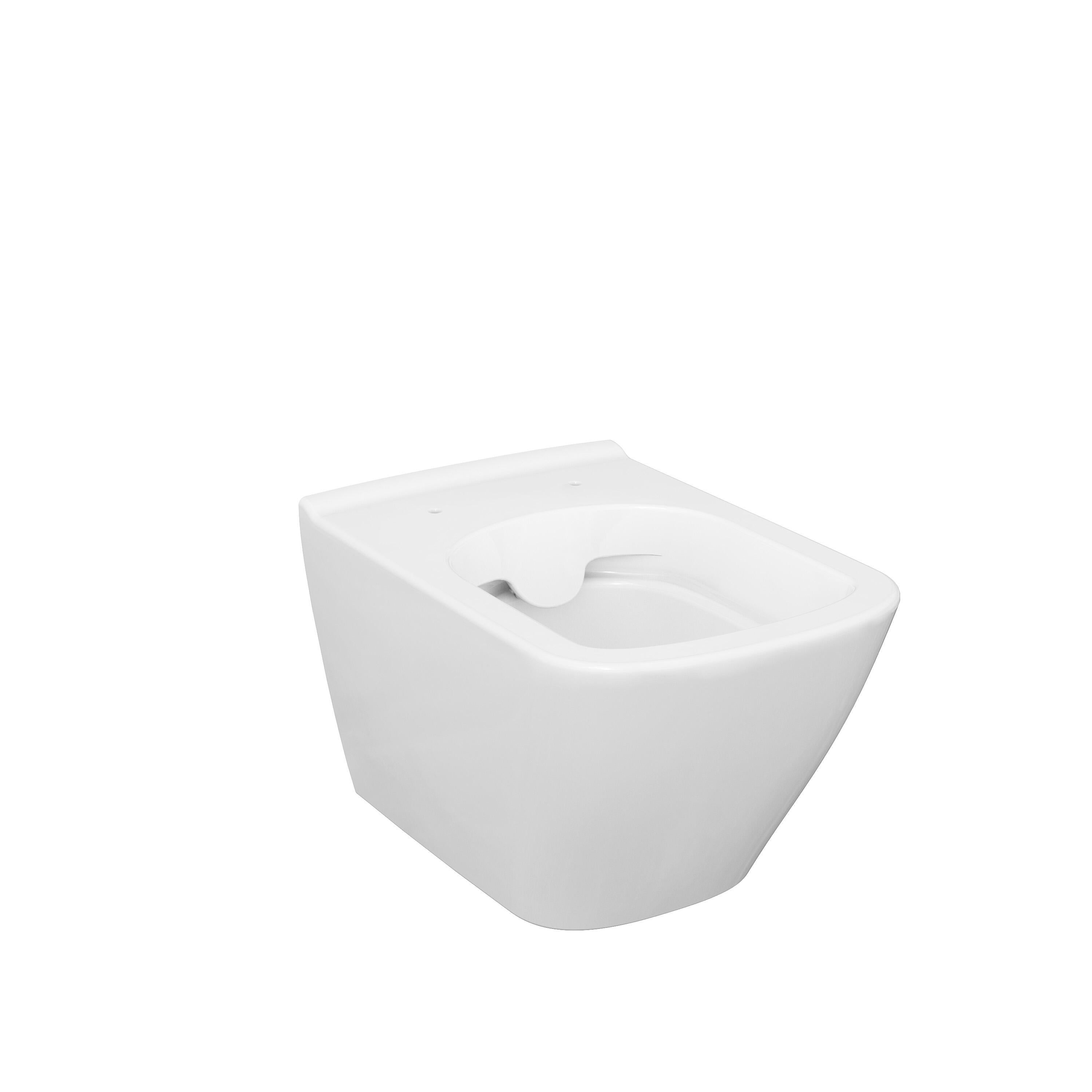 Miska WC wisząca Cersanit City Square z deską wolnoopadającą - 2