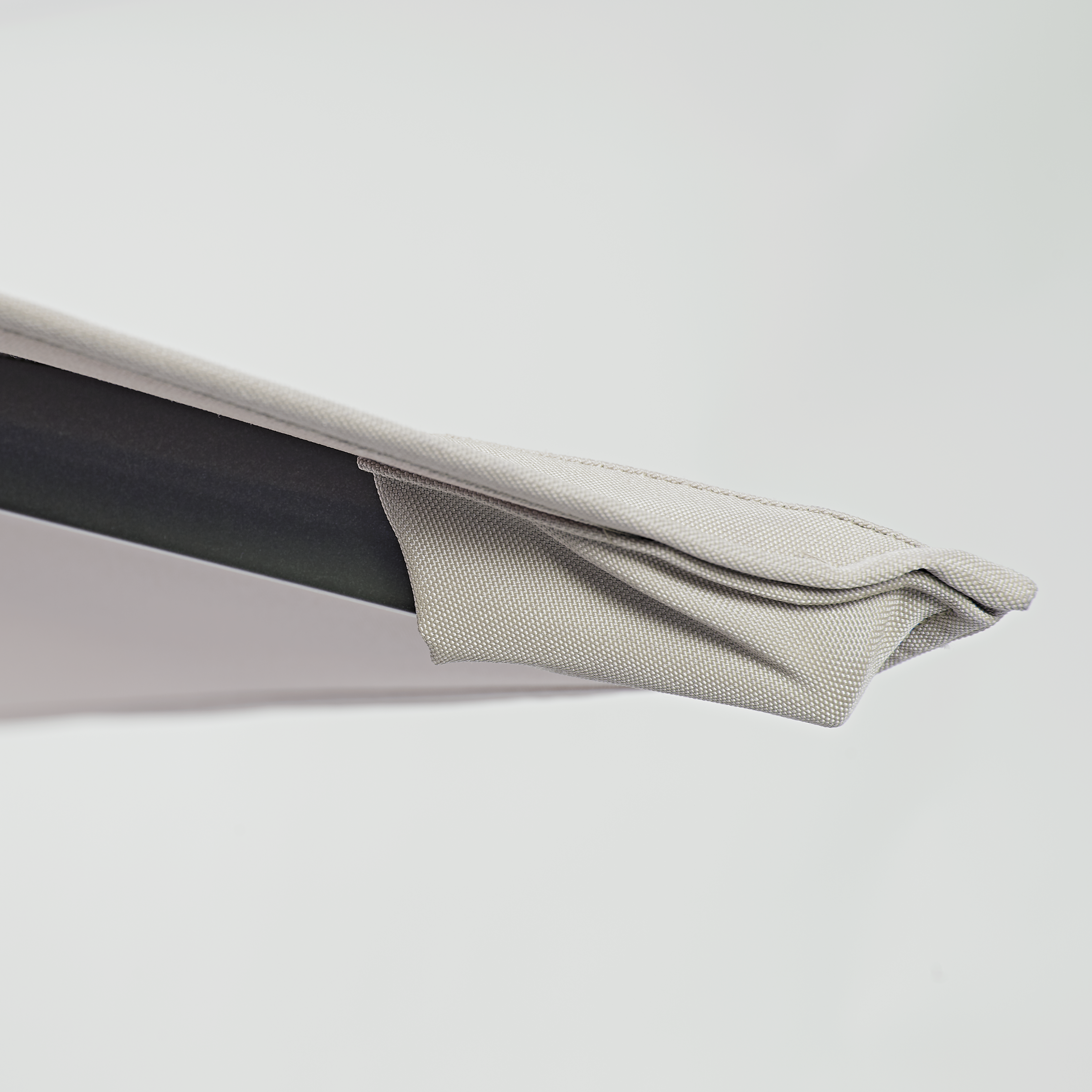 Ombrellone a palo laterale grigio Aura NATERIAL con telo quadrato tortora L 286 x P 286 x H 264 cm - 20