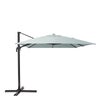 Parasol excéntrico rectangular de aluminio / acero NATERIAL Aura azul 281x386.5 cm