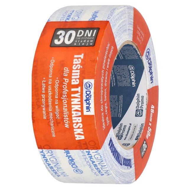Taśma tynkarska Blue Dolphin 30 dni 48mm x 50m