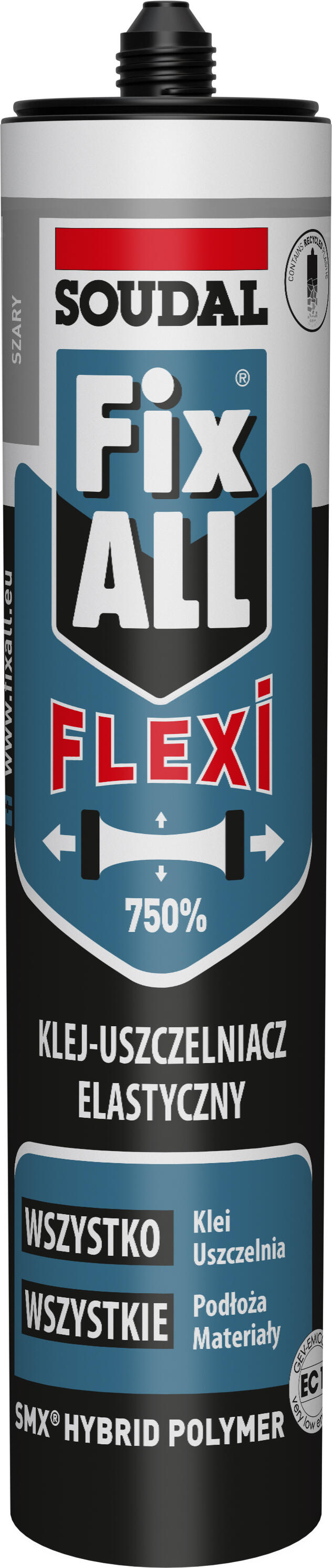 Klej-uszczelniacz Soudal Fix All Felxi szary 290ml