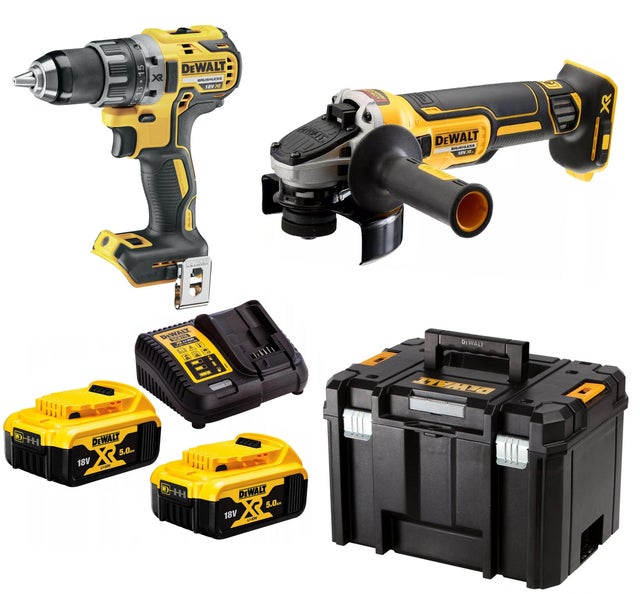Zestaw elektronarzędzi 18V DCK2020P2T DeWalt / 2 x 5,0Ah