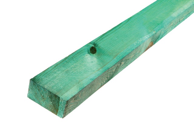 Krawędziak sosnowy, impregnowany 60x120x3000 mm