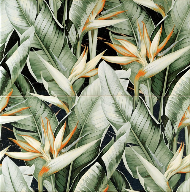 Dekor ścienny Floris 2-elementowy 61.8x60 cm