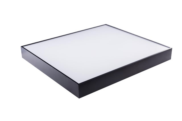 Oprawa do tub LED 4xT8 60cm klosz mleczny, rama czarna