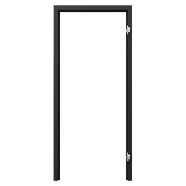 Ościeżnica stalowa Porta System Elegance 121-145 90 prawa czarny mat