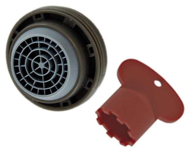 Perlator z regulatorem strumienia z kluczem Ferro AirSlim