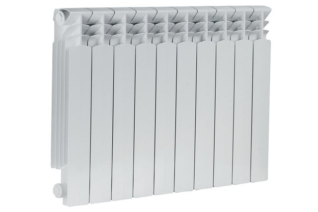 Grzejnik aluminiowy G500F, 10-elementowy, biały