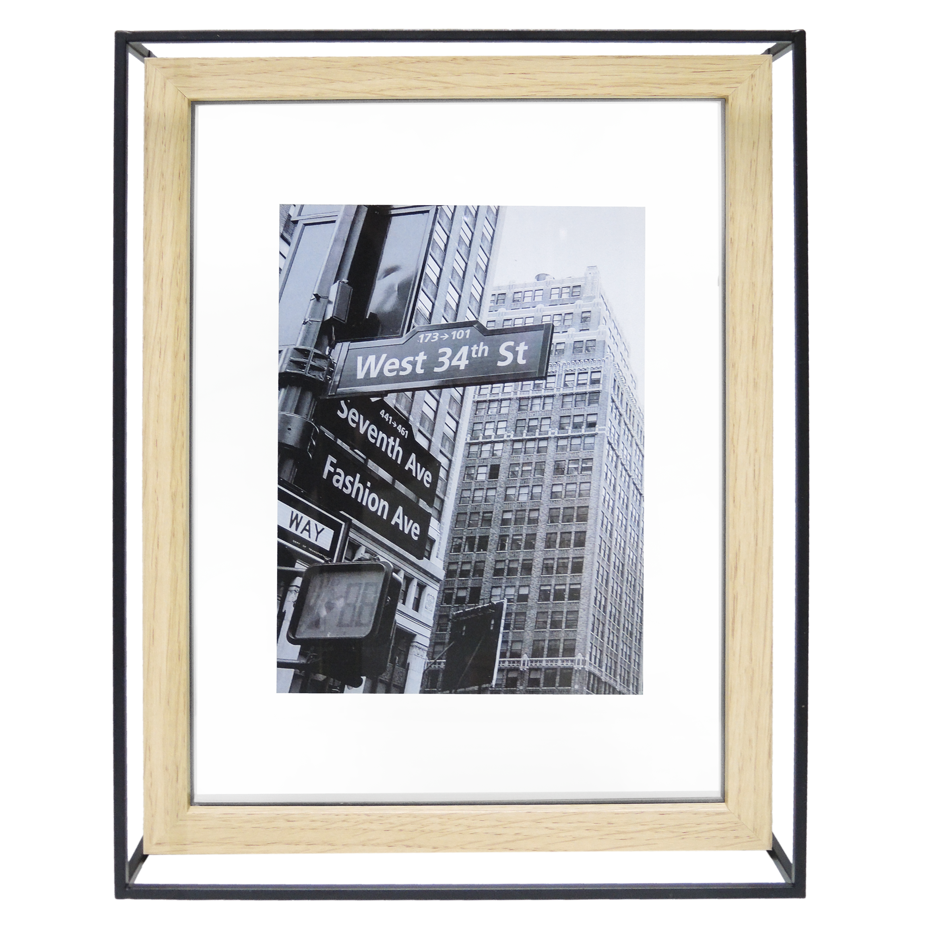 Cadre Facto, H.18 x l.13 cm chêne, INSPIRE - 7