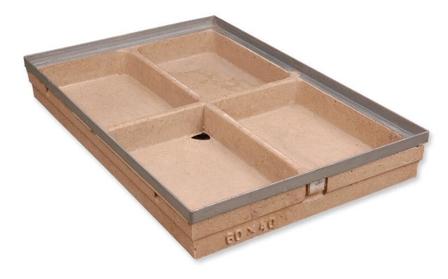 Podstawa wycieraczki Vario  60x40x8 cm, fi 110 mm polimerbeton, stal ocynkowana ACO