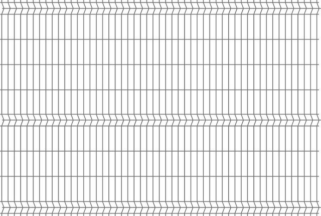 Panel ogrodzeniowy 3D antracyt, 172x250 cm, oczko 50x200 mm, drut 4 mm