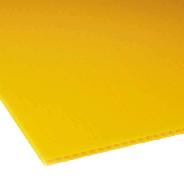 Polipropylen kanalikowy 1000x2000/3mm, zółty