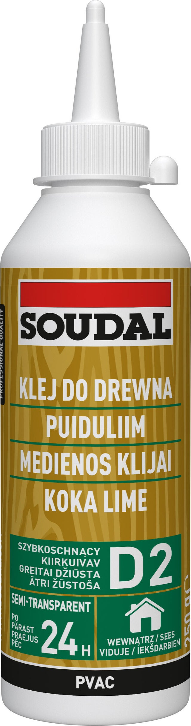 Klej do drewna Soudal 250ml
